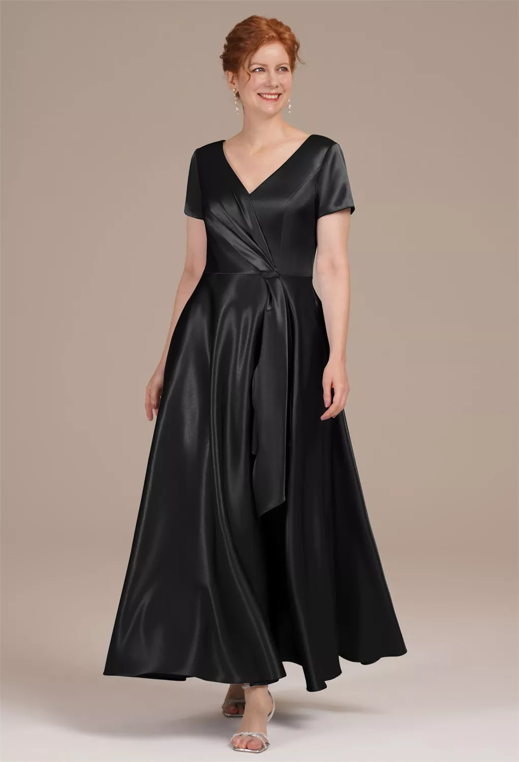 AW Omukama Black Metallic  Mother of the Bride Dresses